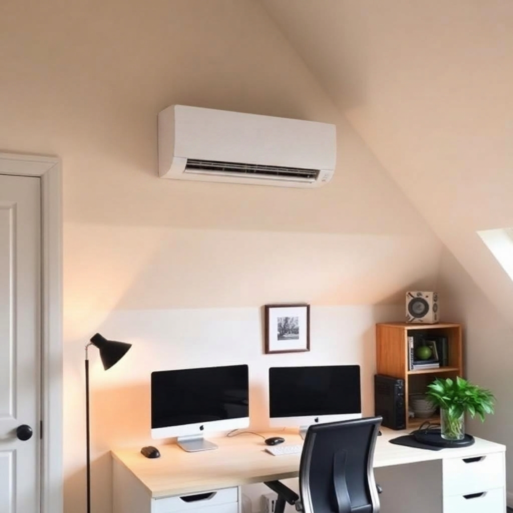 Loft home office installation in St Albans, Herts