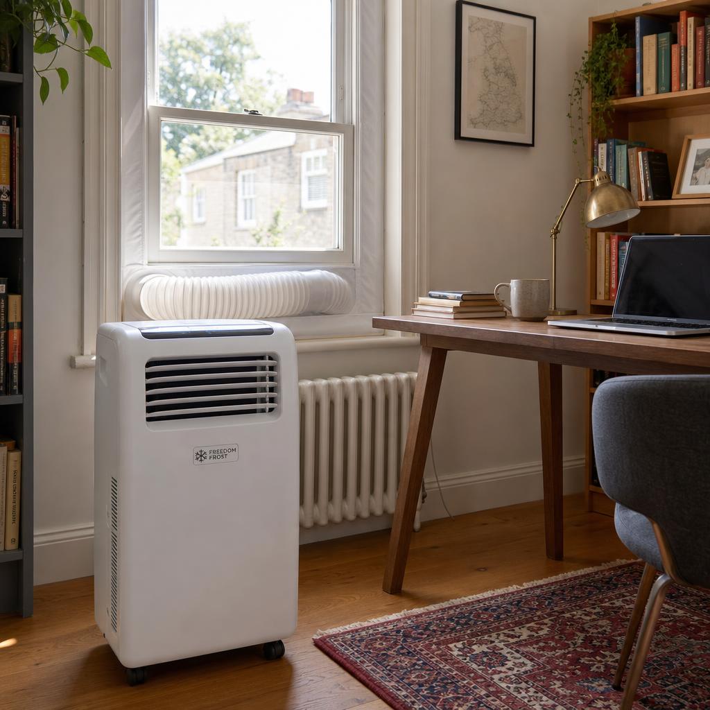 Freedom Frost portable · Home office installation in York, North Yorkshire